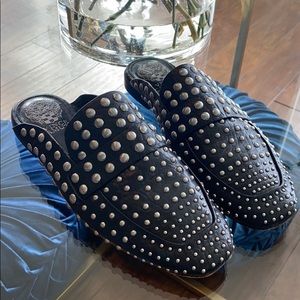 Vince Camuto studded mules